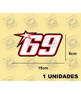 Stickers decals Motorcycle NICKY HAYDEN (Compatible Product)