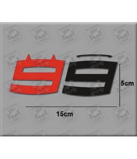 Stickers decals Motorcycle JORGE LORENZO (Compatible Product)