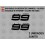 Stickers decals Motorcycle JORGE LORENZO 99 (Produit compatible)