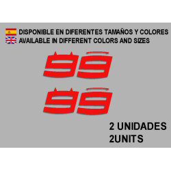 Stickers decals Motorcycle JORGE LORENZO 99
