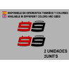 Stickers decals Motorcycle JORGE LORENZO 99