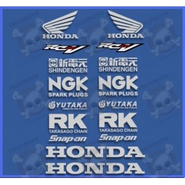 Stickers decals Motorcycle HONDA RCV