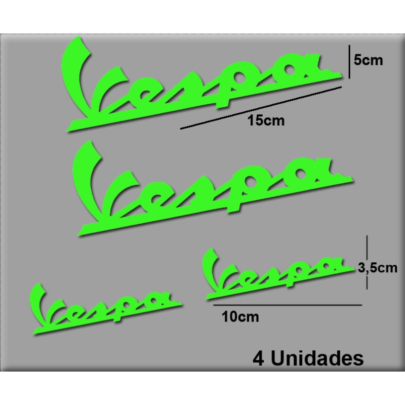  STICKERS DECALS VESPA