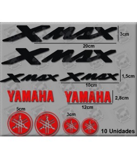  STICKERS DECALS YAMAHA X-MAX (Produto compatível)