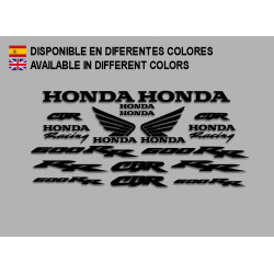  STICKERS DECALS HONDA CBR 600RR