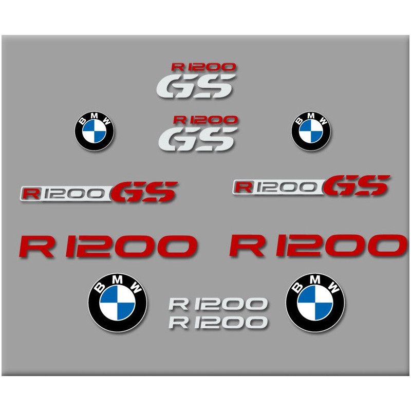  STICKERS DECALS BMW R1200GS
