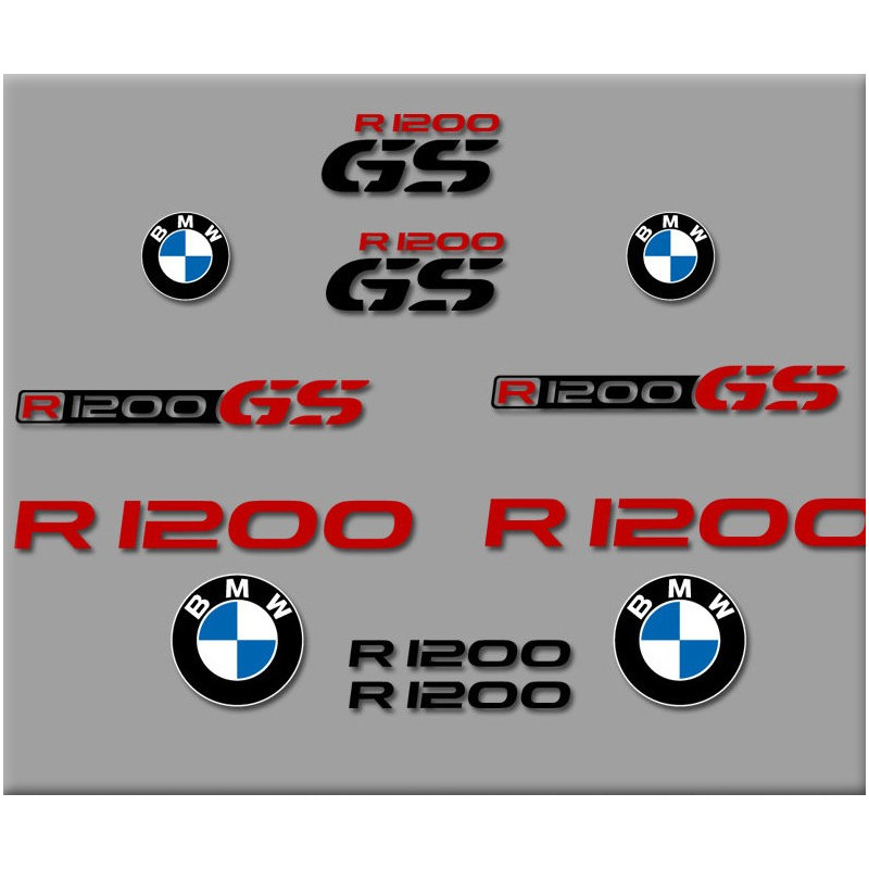  STICKERS DECALS BMW R1200GS