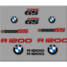  STICKERS DECALS BMW R1200GS