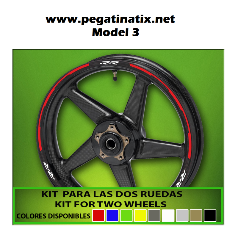 WHEEL RIMS STICKER DECAL AUFKLEBER AUTOCOLLANT VINYL ADESIVI BMW S1000RR