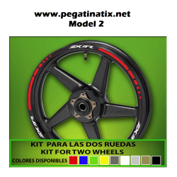 WHEEL RIMS STICKER DECAL AUFKLEBER AUTOCOLLANT VINYL ADESIVI KAWASAKI ZX9R