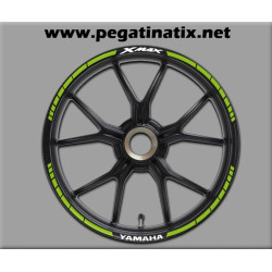 WHEEL RIMS STICKER DECAL AUFKLEBER AUTOCOLLANT VINYL ADESIVI YAMAHA X-MAX