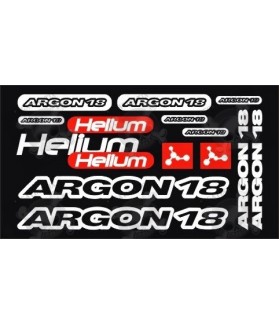 STICKER DECALS ARGON 18 HELIUM (Compatible Product)