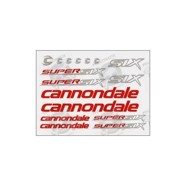 Transfers n.5500 Cannondale Supersix EVO Bicycle Decals Stickers