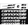 STICKER DECALS BIKE CANNONDALE SIX