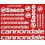 STICKER DECALS BIKE CANNONDALE SAECO (Compatible Product)