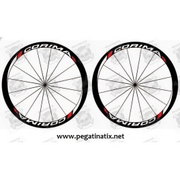 Sticker decal bike wheel rims CORIMA