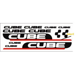 Sticker decal bike set CUBE TWO COLORS