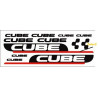 Sticker decal bike set CUBE TWO COLORS