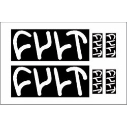 Sticker decal bike set CULT UNIVERSAL