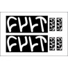 Sticker decal bike set CULT UNIVERSAL
