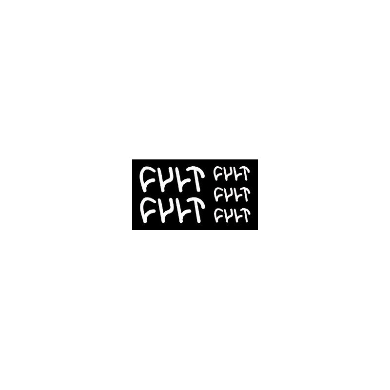 Sticker decal bike set CULT UNIVERSAL