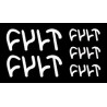 Sticker decal bike set CULT UNIVERSAL