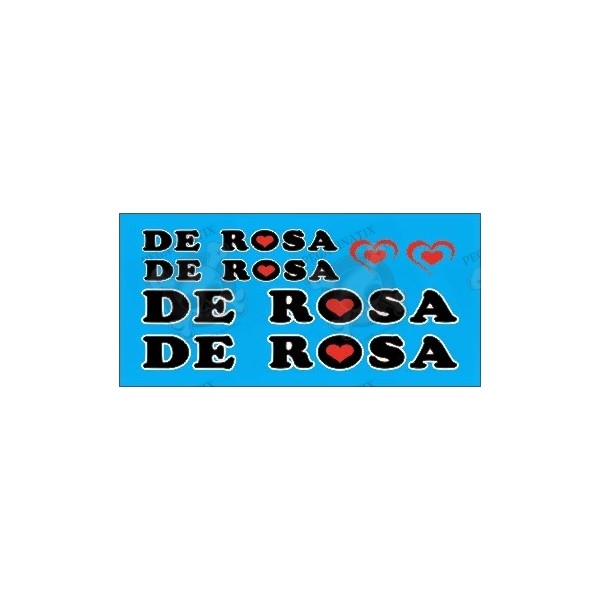 DE ROSA Road Bicycle Frame Decal Stickers Graphic Set Adhesive Vinyl Pink
