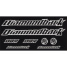 STICKER DECALS BIKE DIAMONDBACK DBR