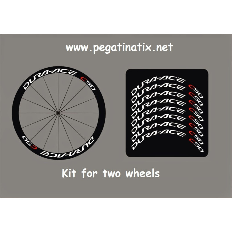 Stickers decals wheel rims DURA-ACE