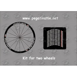 Stickers decals wheel rims DURA-ACE