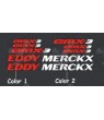 Stickers decals bike EDDY MERCKX EXM-3