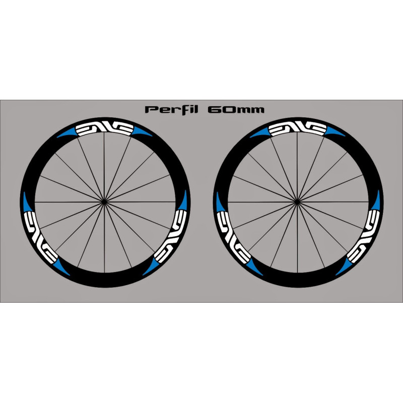 Stickers decals bike wheels rims EDGE