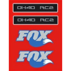 Stickers decals FOX 40RC2 LIMITED EDITION