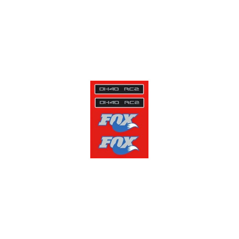 Stickers decals FOX 40RC2 LIMITED EDITION