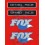 Stickers decals FOX 40RC2 LIMITED EDITION (Compatible Product)