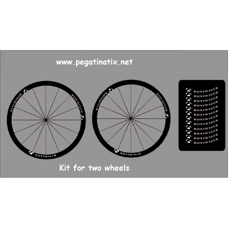 Stickers decals wheel rims BONTRAGER