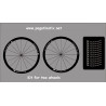 Stickers decals wheel rims BONTRAGER