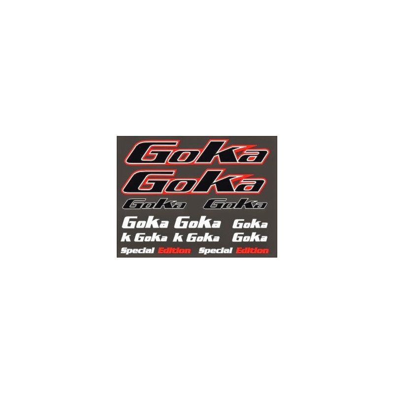 Stickers decals bike GOKA SPECIAL EDITION