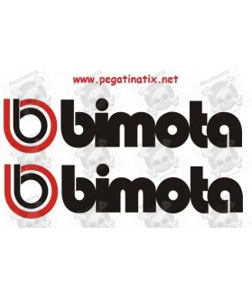 Stickers decals motorcycle BIMOTA x 2