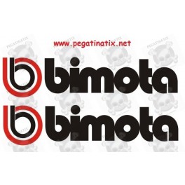 Stickers decals motorcycle BIMOTA x 2