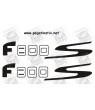 Stickers decals motorcycle BMW F800S