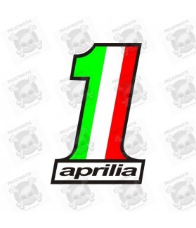 Stickers decals motorcycle APRILIA NUMBER 1 (Compatible Product)