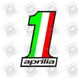 Stickers decals motorcycle APRILIA NUMBER 1