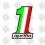 Stickers decals motorcycle APRILIA NUMBER 1 (Compatible Product)
