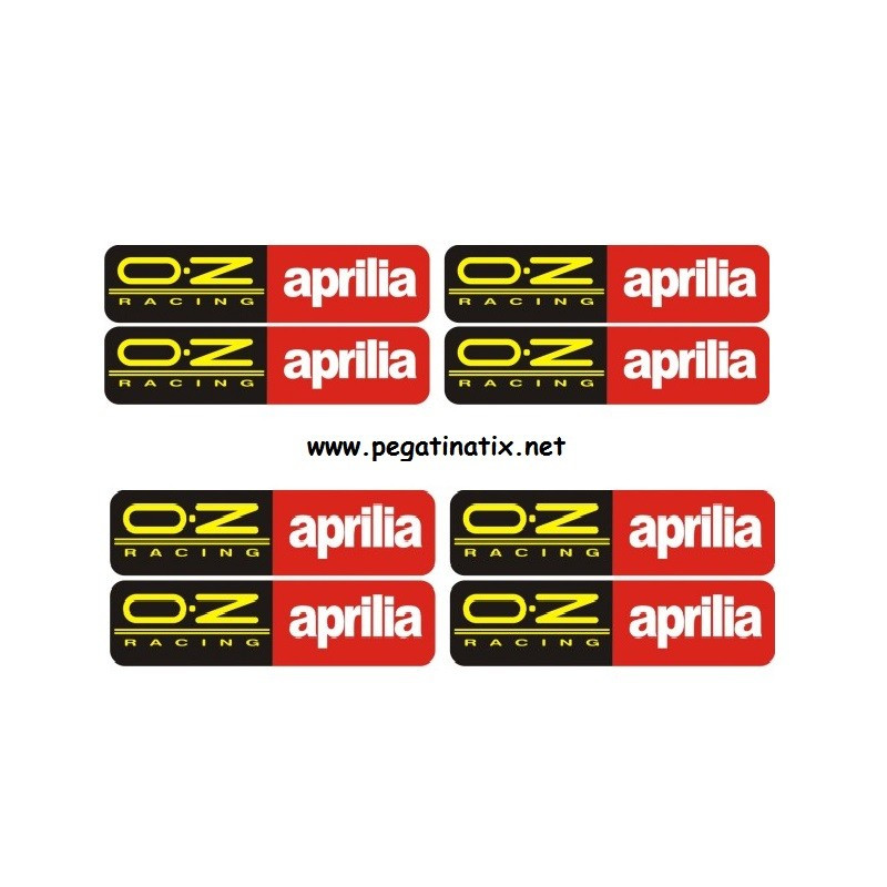 Stickers decals Rads WHEEL RIMS APRILIA OZ RACING