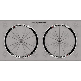 Stickers decals wheel rims HED 