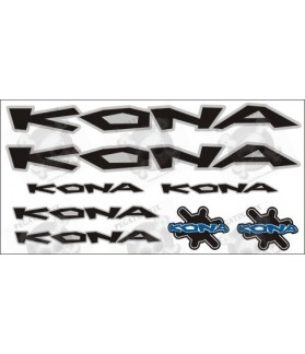 Stickers decals bike Kona