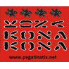 Stickers decals bike Kona
