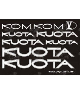 Sticker decal bike KUOTA (Compatible Product)