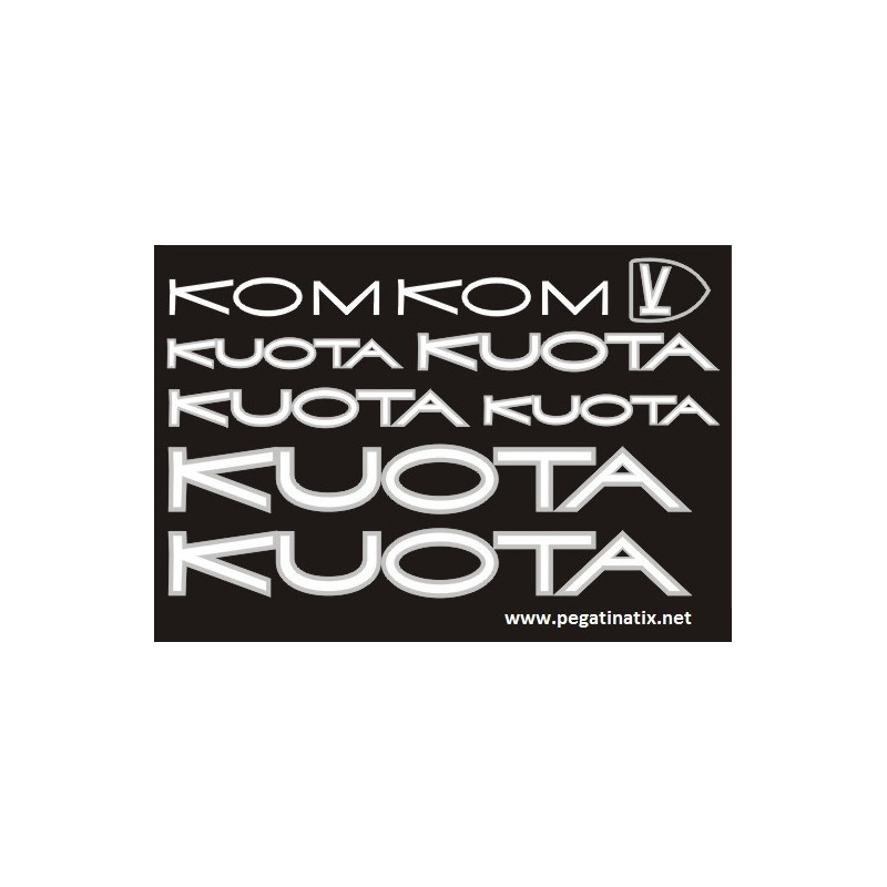 Sticker decal bike KUOTA KREDO ULTRA